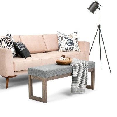 Sapphtopaz Bench Rectangle Storage Tufted Ottoman Bench Entryway Bench for Bedroom, Entryway