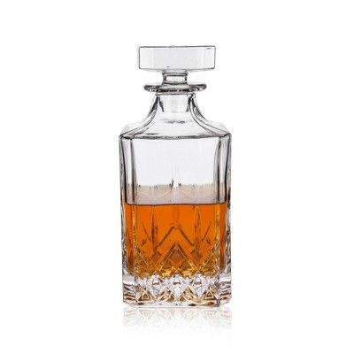 Viski Admiral Liquor Decanter - Crystal Glass