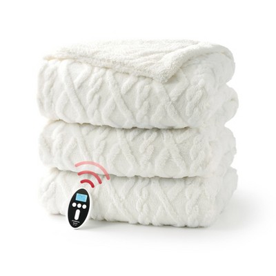 Heated Blanket Throw, Soft Washable Electric Blanket, Heating Blanket for Bedding