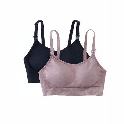 Ingris & Isabel Basics Maternity Drop Cup Nursing Bra Bundle 2 Pack