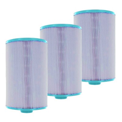 Hurricane Filters HF6H47-01P 3 Pack Platinum Purple Spa Filter Cartridge - Replacement for PTL47W-P4-M, Unicel 6CH-47RA, Filbur FC-0315M, Advanced/LA