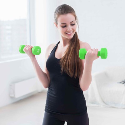 Adjustable Hex Dumbbell - 1Pc Non-Roll Q253 Steel/Plastic Injection, Lightweight Non-Slip Home Gym Weight (Single Unit)