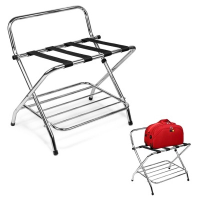 USTECH 2-Shelf High Back Luggage Rack