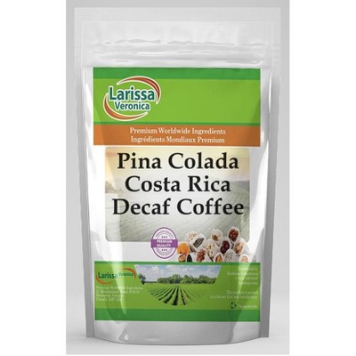 Larissa Veronica Pina Colada Costa Rica Decaf Coffee (Gourmet, Naturally Flavored, Whole Coffee Beans) (16 oz, ZIN: 556199)