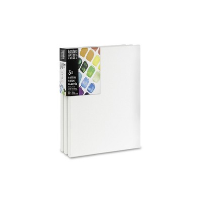 Liquitex Basics Stretched Canvas, Pack Of 3