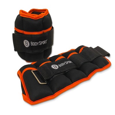 BodySport 1lb - 10lb Adjustable Wrist and Ankle Cuff Weights Pair for Yoga, Dance, Running, Cardio, Aerobics, Toning and Physical Therapy