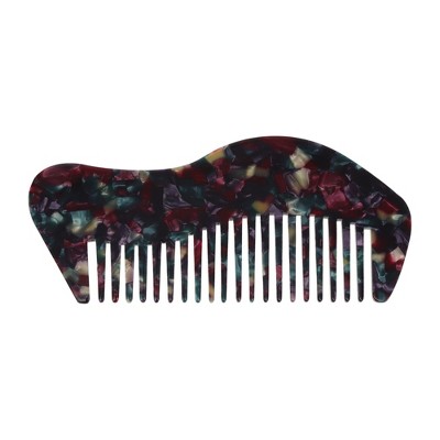 Unique Bargains Portable Special Shape Hair Comb 1 Pc