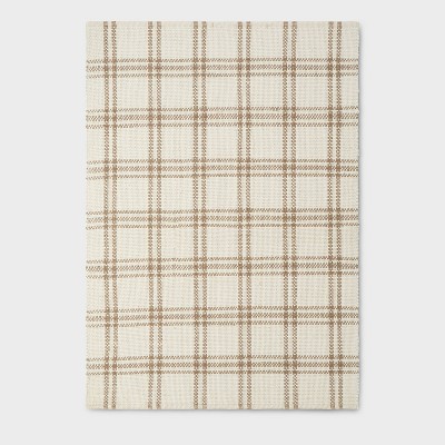 Cottonwood Handwoven Plaid Wool/Cotton Area Rug - Threshold™ designed with Studio McGee