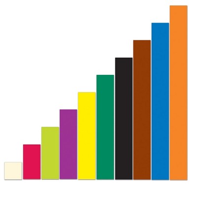 Learning Resources Magnetic Cuisenaire Rods, 64 Pieces