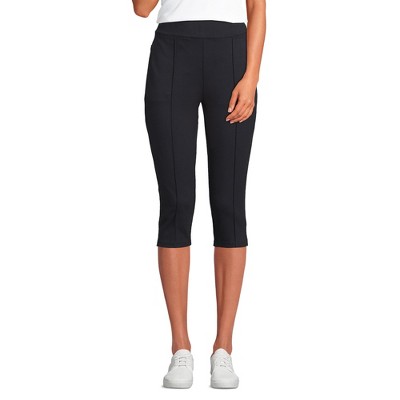 Lands' End Women's Starfish High Rise Pintuck Capri Pants