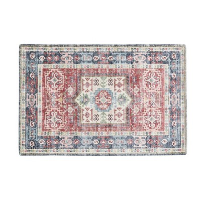 Isla Jade Vintage Inspired Machine Washable Rug