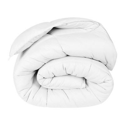 Monochrome Basketweave Plush Microfiber Down Alternative Comforter by Blue Nile Mills
