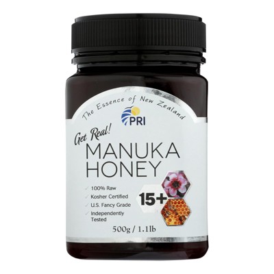 PRI PACIFIC RESOURCES INTERNATIONAL Manuka Honey 15+ - 17.6 oz