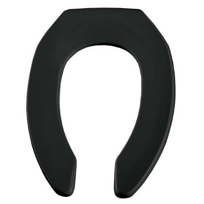 Bemis  Toilet Seat, Blk, 14.25 in W, 2.375 in H 1955SSCT 047