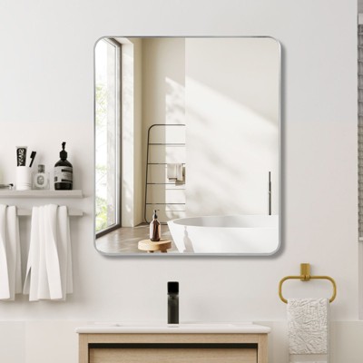 Sapphtopaz Rectangular Bathroom Wall Mirror, Vanity Mirror with Metal Frame Mirror for Wall, Bathroom Mirrors for Over Sink, Bedroom, Living Room