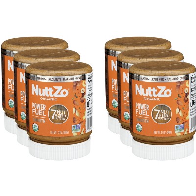 Nuttzo Power Powerfuel Seed Butter Smooth Organic - Case of 6 - 12 oz