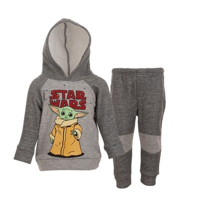 STAR WARS The Mandalorian Baby Fleece Pullover Hoodie and Pants Outfit Set Infant