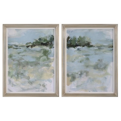 Uttermost 41454 Far Away View Framed Prints, Set/2