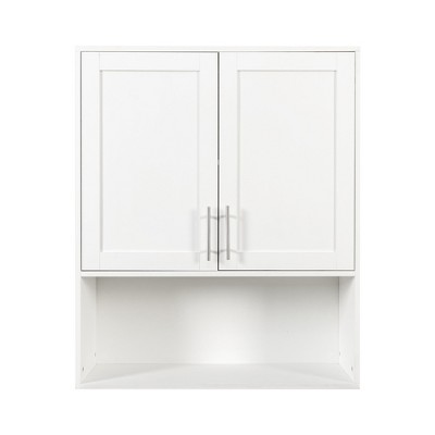 Chery Life Two Door Wall Cabinet Bathroom Vanity with Mirror, Multifunctional Storage Cabinet