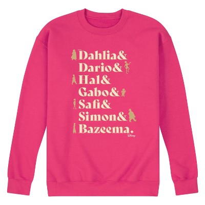 Men's - Disney - Dahlia, Darlo, Hal, Gabo, Safi, Simon, & Bazeema Graphic Fleece Sweatshirt