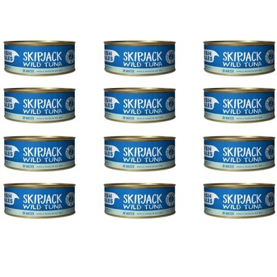 Sea Tales Seafood With A Story Skipjack Wild Tuna in Water with Sea Salt - Case of 12/5.6 oz