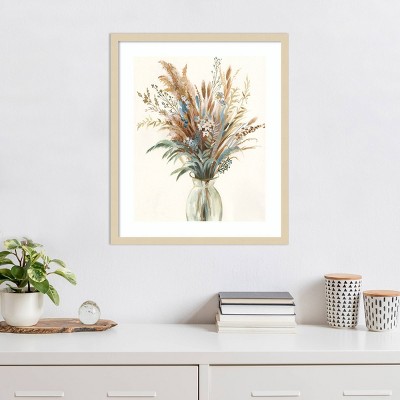 Amanti Art Fall Wild Flowers I by Asia Jensen Wood Framed Wall Art Print