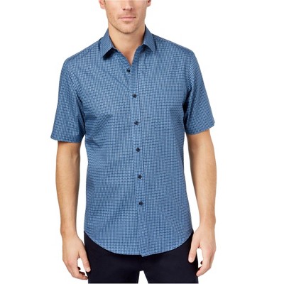 Club Room Mens Pineapple Button Up Shirt
