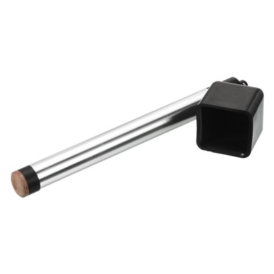 Unique Bargains Snooker Billiard Pool Cue Tip Shaper 2 in 1 Cue Stick Repair Tool Chalk Holder Billiard Cue Care Accessory Silver