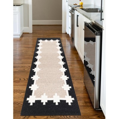 Unique Loom Kilim Wool Collection Area Rug - Aabha