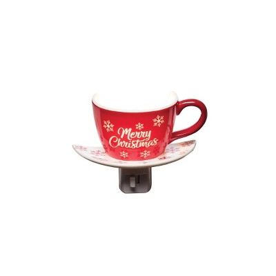 C&F Home Merry Christmas Teacup Nightlight