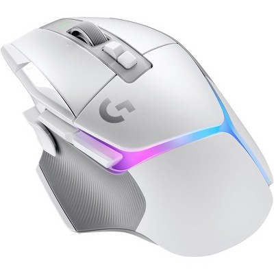 Logitech G502 X PLUS LIGHTSPEED Wireless Gaming Mouse White - HERO 25K Sensor - 13 Programmable Buttons - LIGHTSYNC RGB - 8-zone LED lighting