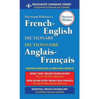 Merriam-Webster's French-English Dictionary - (Paperback)