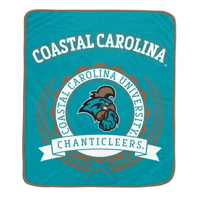 NCAA Coastal Carolina Chanticleers Crest Ultra Soft Blanket