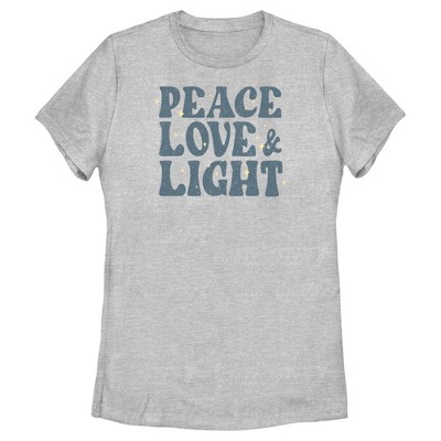 Women's Lost Gods Peace Love And Light T-Shirt