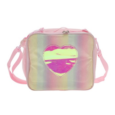 Unique Bargains Heart Pattern Lunch Bag 1 Pc