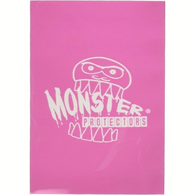 Monster Protectors Sleeves- Glossy Small Size Card Sleeve Protectors - Pink (Fits Yugioh, Pokemon, Sports, and Other Smaller Sized Gaming Cards)
