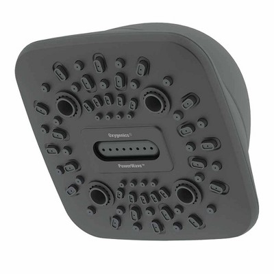 4.5" PowerWave 6 Spray WaterSense Shower Head - Oxygenics