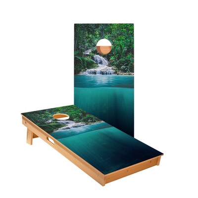 Skip's Garage | Forest Waterfall Cornhole Boards - ACA Star Series