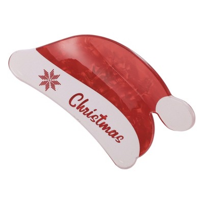 Unique Bargains Christmas Hat Hair Clips for Christmas 3.35"x1.57"x1.97" 1 Pc