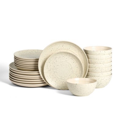 Stone Lain 24pc Dua Stoneware Dinnerware Set
