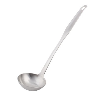 Unique Bargains Home Kitchenware Stainless Steel Soup Porridge Spoon Ladle 1 Pc