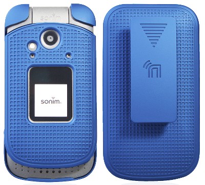 Nakedcellphone Combo for Sonim XP3 (XP3800) - Case and Belt Clip Holster