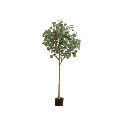 Nearly Natural 5-ft Artificial Eucalyptus Tree