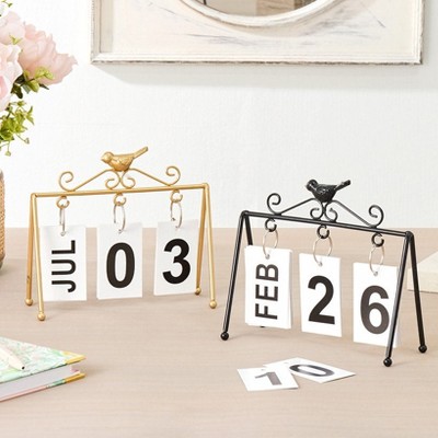 The Lakeside Collection Perpetual Hanging Calendar 7.25"W x 2.75"D x 6.5"H