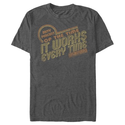 Men's Anchorman 60% Times It Works T-Shirt