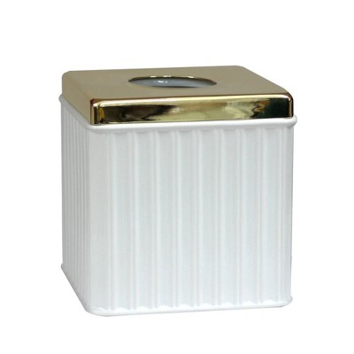 Panache Boutique Tissue Box Cover - Nu Steel