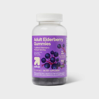 Adult Elderberry Gummies - Value Size - 150ct - up&up™