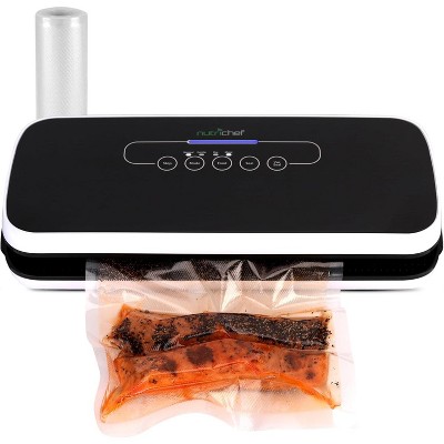 NutriChef PKVS18BK.5 Automatic Food Vacuum Sealer - Black