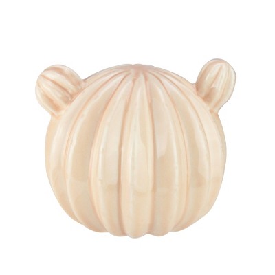 Northlight 5" Ceramic Cactus Striped Table Top Decoration - Peach