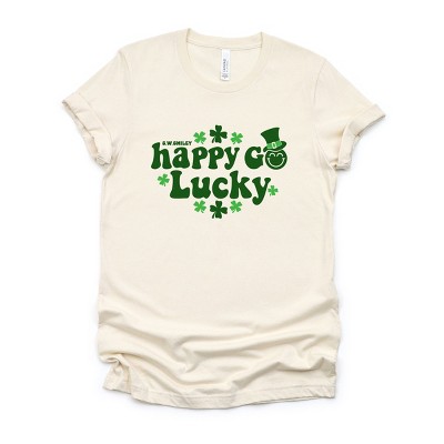 Simply Sage Market S.W.Smiley Happy Go Lucky Smiley Face Short Sleeve Tee